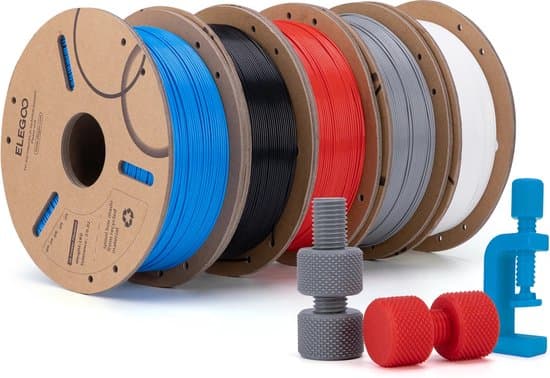 Filament Elegoo PLA+ Svart 1kg