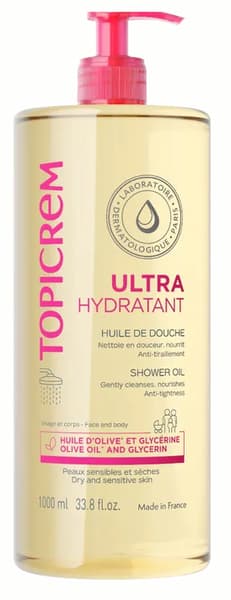 Topicrem Ultra Hydrant Shower Oil 1000 ml