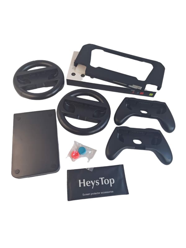 Heystop-suojakotelo Nintendolle lisävarusteineen