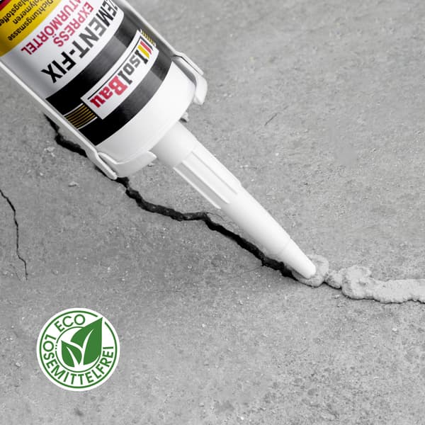 IsolBau Zement-Fix Reparations- og Forseglingsmørtel Mørkegrå 48 x 300ml