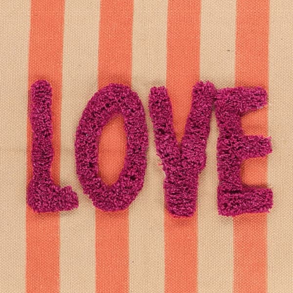 LOVE bomullsmatta 45x60 cm