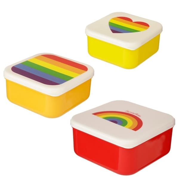 PKLBOX47 Madkasse 3 stk. Regnbue