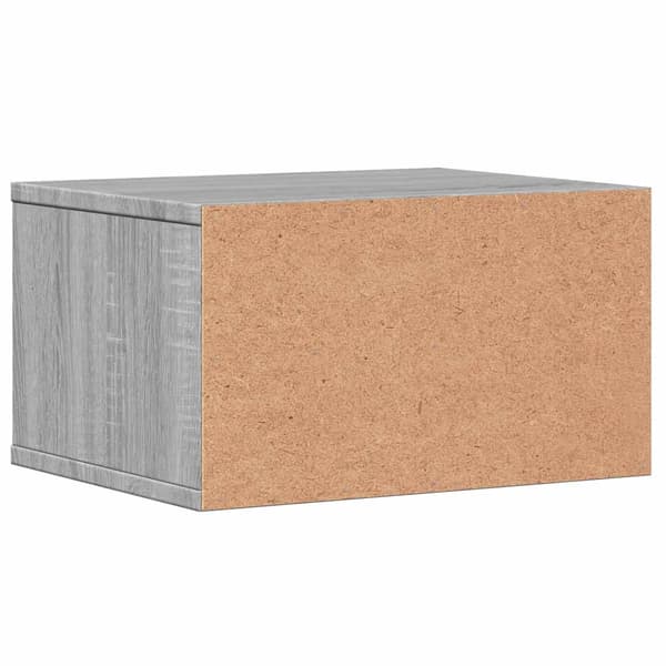 vidaXL printerstativ, grå Sonoma-eg, 40x32x22,5 cm