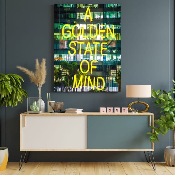 Lærredstryk Arkitektur Sindstilstand 40x60 cm