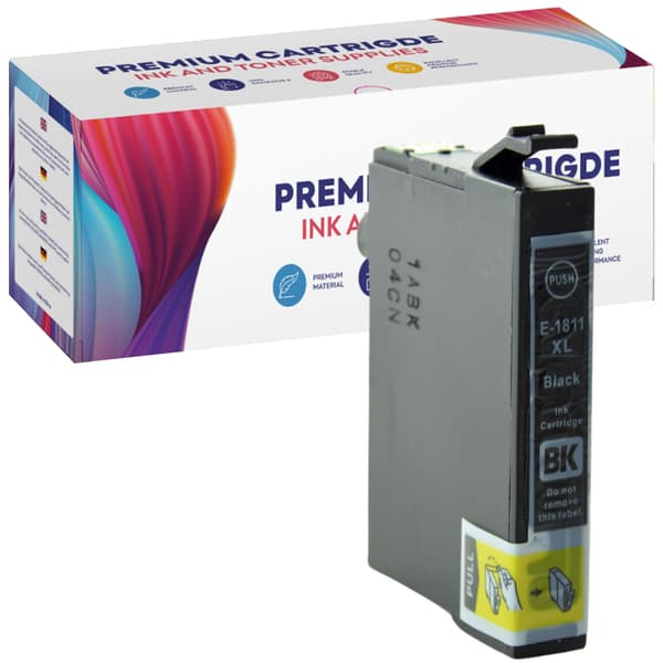 Muste Epson E1811XL BK:lle
