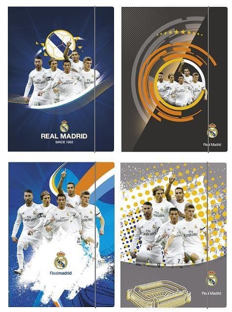 Real Madrid 3 ASTRA A4 elastisk mappe