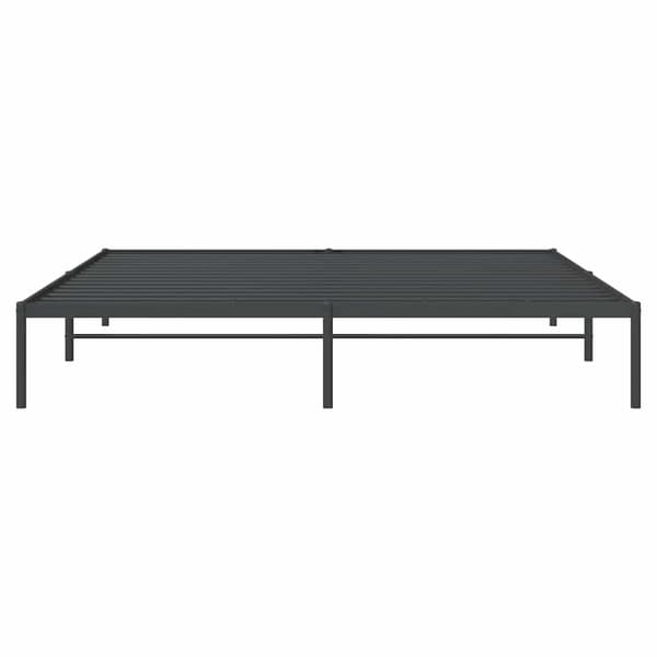 vidaXL metalsengestel sort 183x213 cm