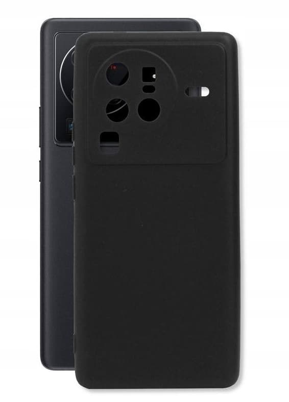 Etui til SAMSUNG GALAXY S22 MAT SILIKONE SORT BAGSIDER + GLAS