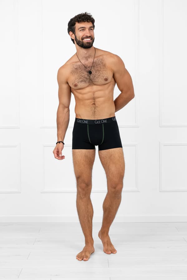 Fluorescerande herrboxershorts M
