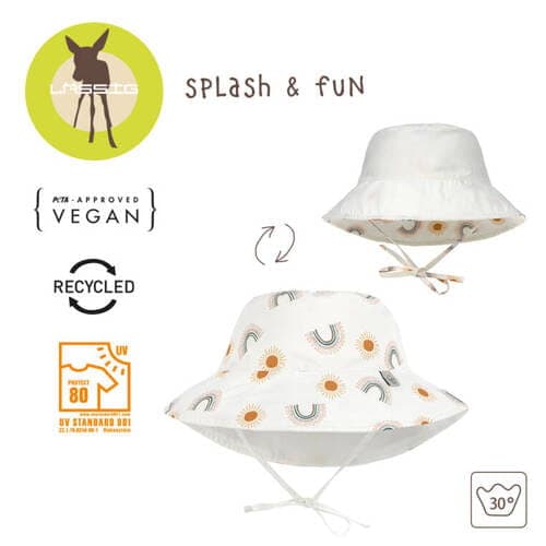 Vendbar UV-hat - Lassig - Rainbow Nature 46-49