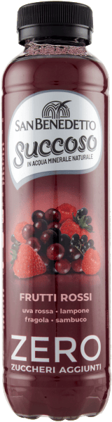 Zero Frutti Rossi Red Fruit Drink 400ml - San Benedetto