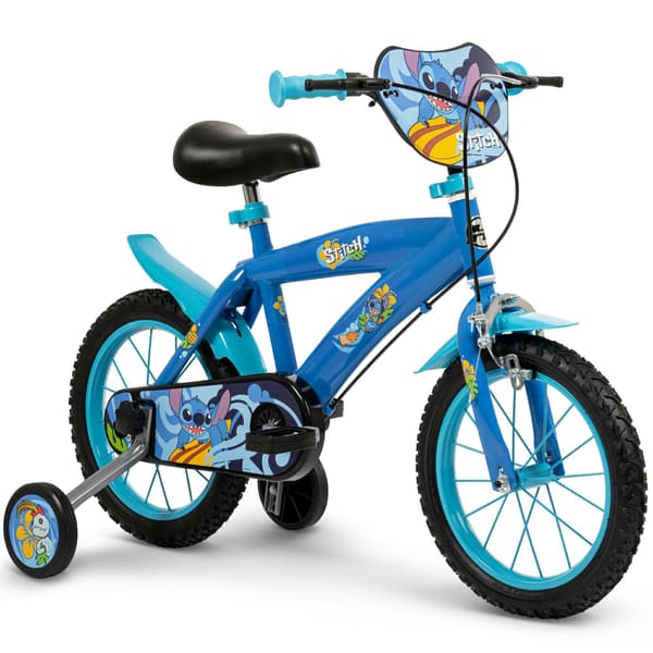 Disney Stitch 14-tums barncykel för barn 4-6 år blå