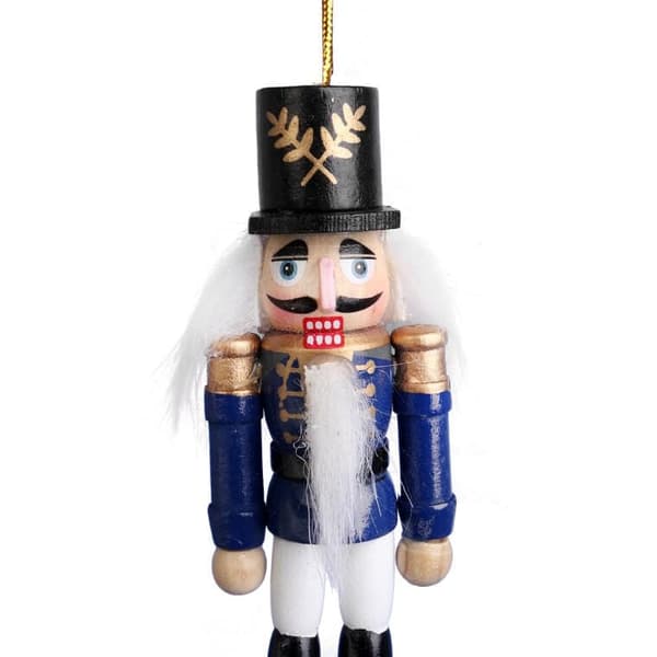 Nötknäpparen træfigur hænge 12,5 cm nr. 4