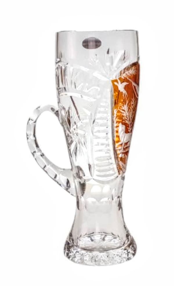 Hunter Graveret Krystal Ølkrus 500 ml