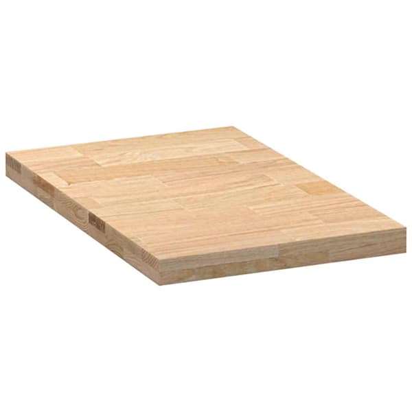 vidaXL køkkenbordplade, 40x63,5x4 cm, rektangulær, massivt egetræ
