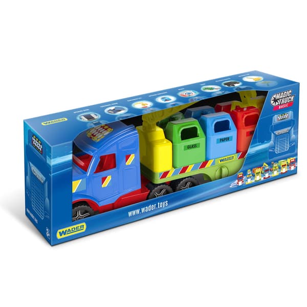 Magic Truck Basic Affaldsgenbrugslastbil 36321