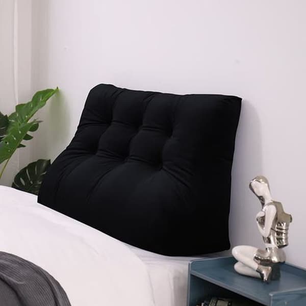 Sort fløjlspude Sort fløjlspude 200 cm