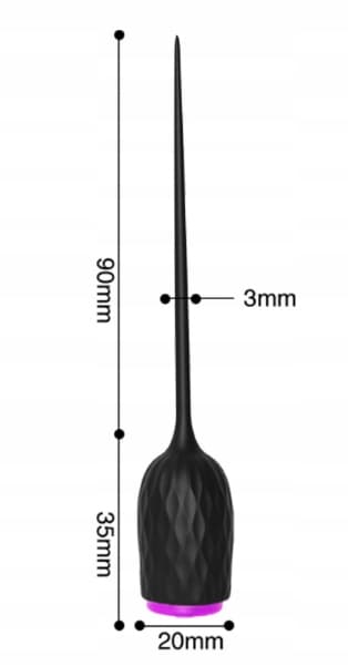 Intimeo Dilatator elektrisk urethralmassager medium 12,5 cm