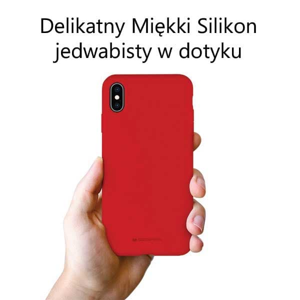 Mercury-silikonikuori iPhone 14 Prolle, punainen