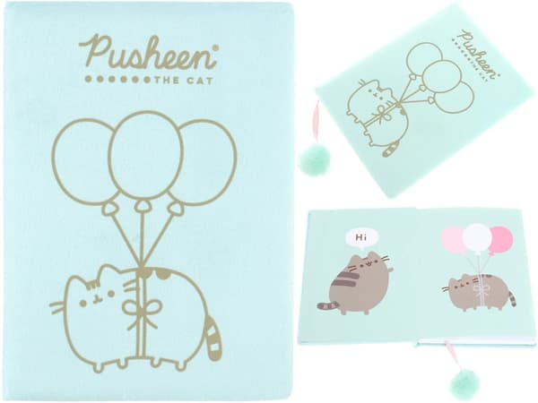MJ58013 Pusheen Plys Notesbog A5