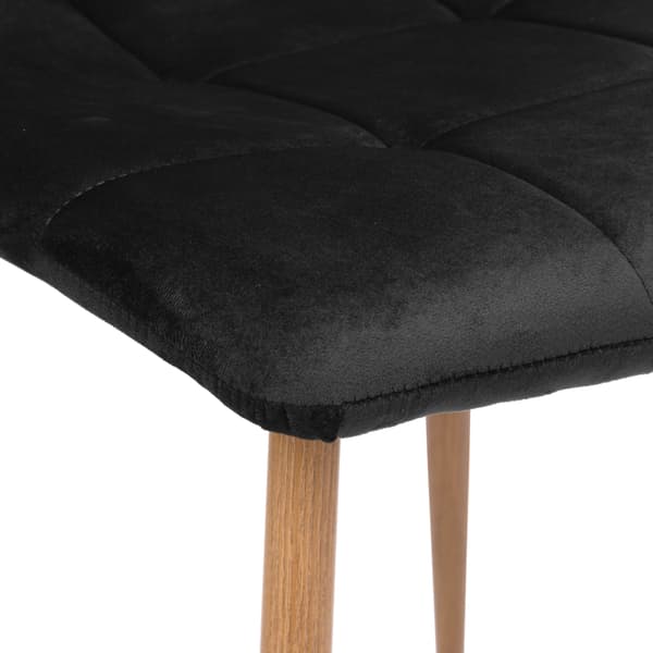 MONTANA VELVET sort fløjlsstol