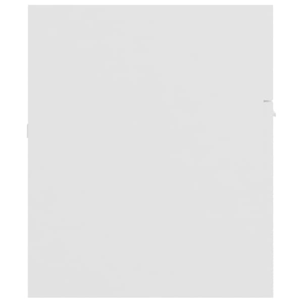 vidaXL håndvaskskab hvid 100x38,5x46 cm spånplade