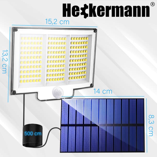 Heckermann TG-TY10402 udendørs solcellelampe
