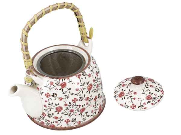 Keramisk elkedel med infuser