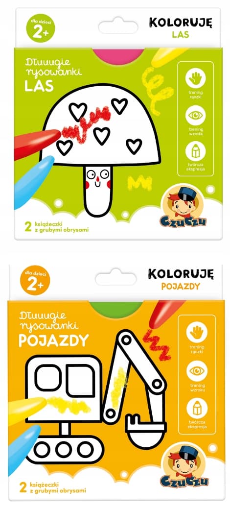 CzuCzu Pitkät piirrokset 2+ I Väritä metsä
