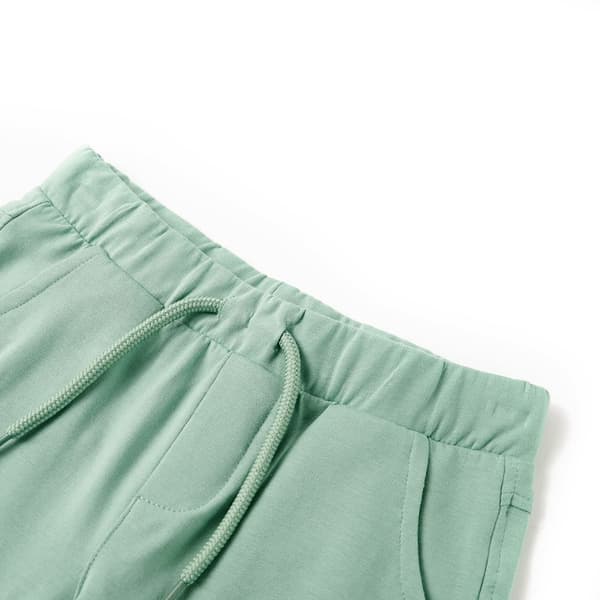 Børneshorts med snøre, lys khaki, 104