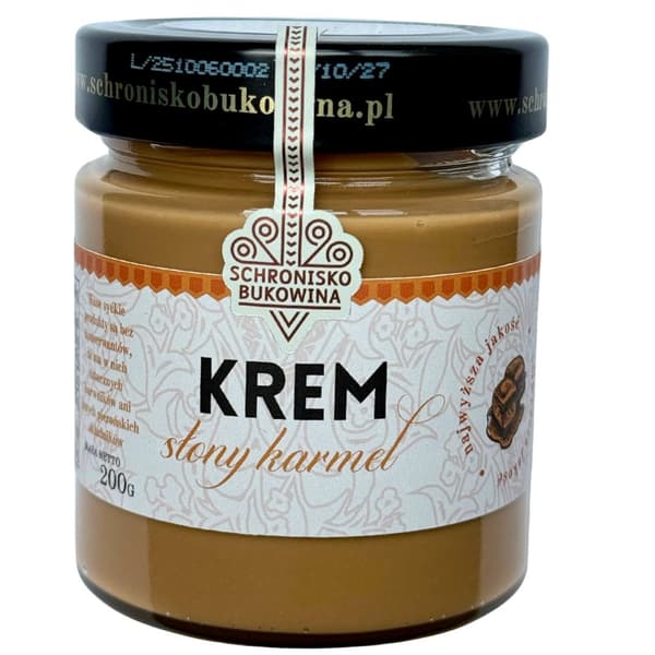 Bukowina Shelter saltkaramellkräm 200g