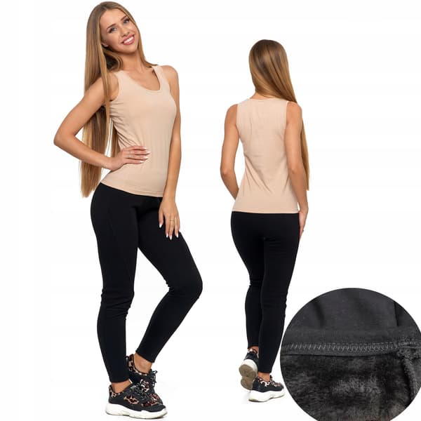 MORAJ Varma Tjocka Leggings Med Hög Midja S/M