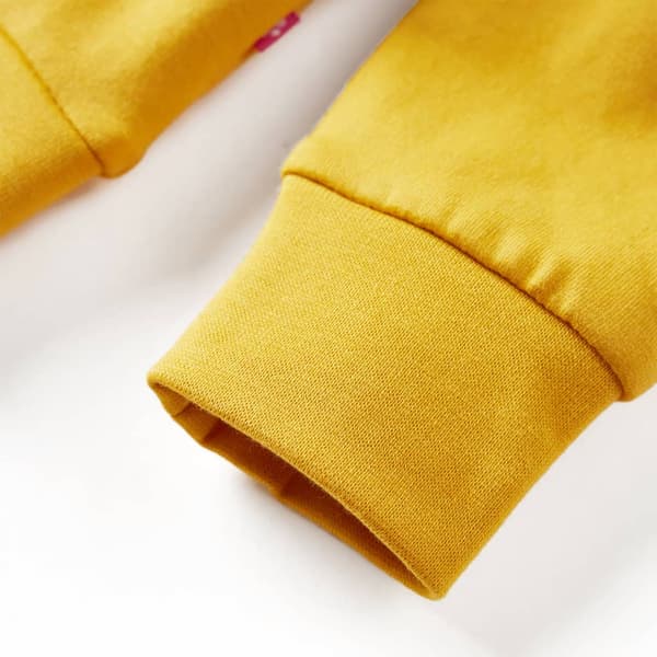 Børnesweatshirt, mørk okker, 128
