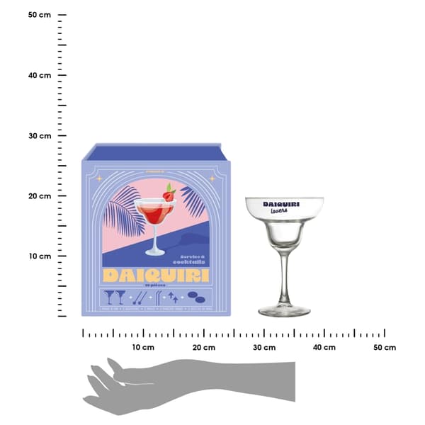 DAIQUIRI cocktailsæt 10 dele.