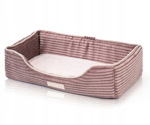 Smal katteseng til vindueskarm DOTTY, MEMORY VISCO skum, pink