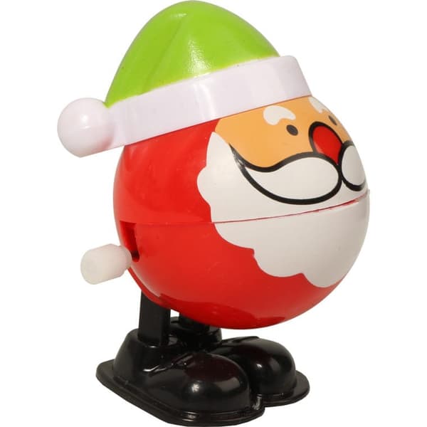 Grön hoppande jultomte