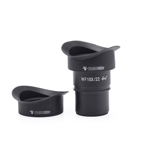 Mikroskoopin linssit/silmäkupit RF4 2 kpl.