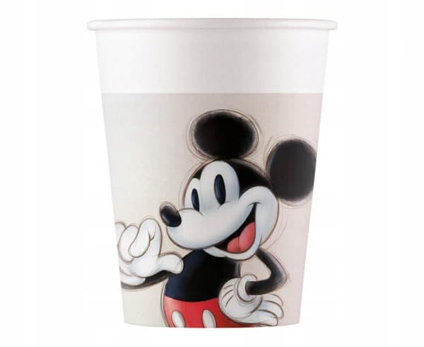 MICKEY OG MINNIE PAPIRKOPPER 200ML 8 STK.