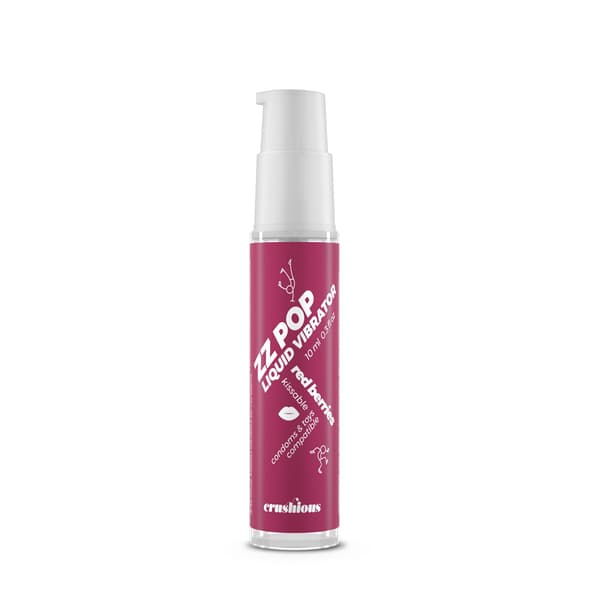CRUSHIOUS ZZ POP VÄTSKA VIBRATOR RÖDA BÄR AROMA 10ML