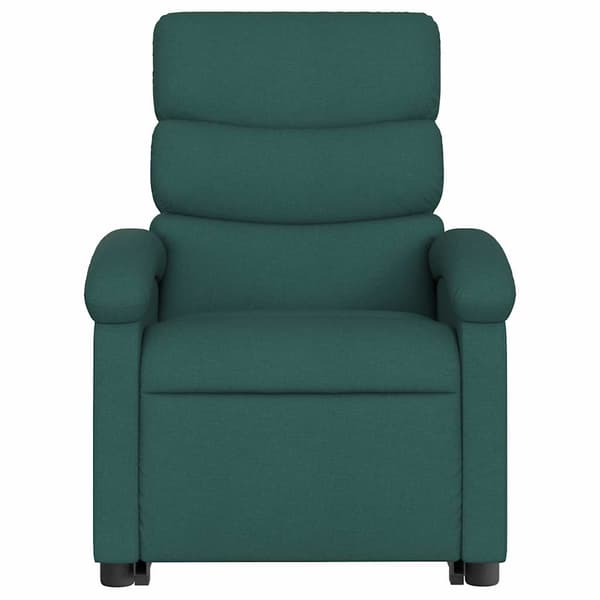vidaXL Elektrisk lyftande massagefåtölj grön