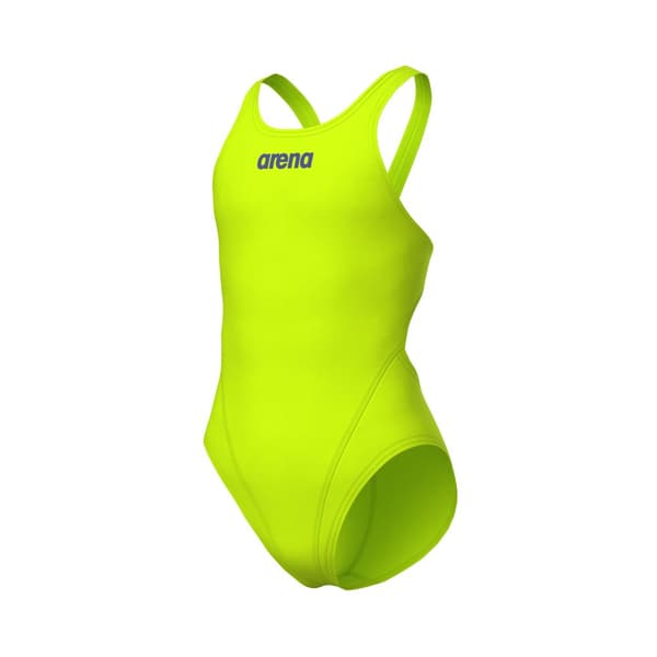 Arena Team Swim Tech Solid Arctic Lime Future Dusk Dambadedrågt 140 (10-11 år)