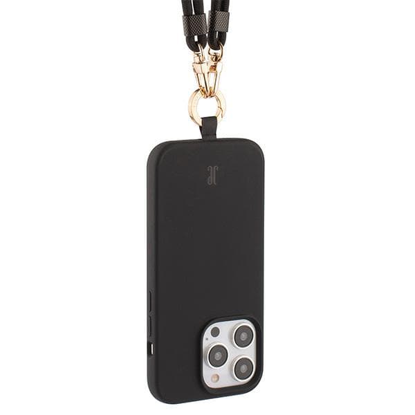 Just Elegance 2in1 MagSafe -kotelo iPhone 15 Prolle, musta