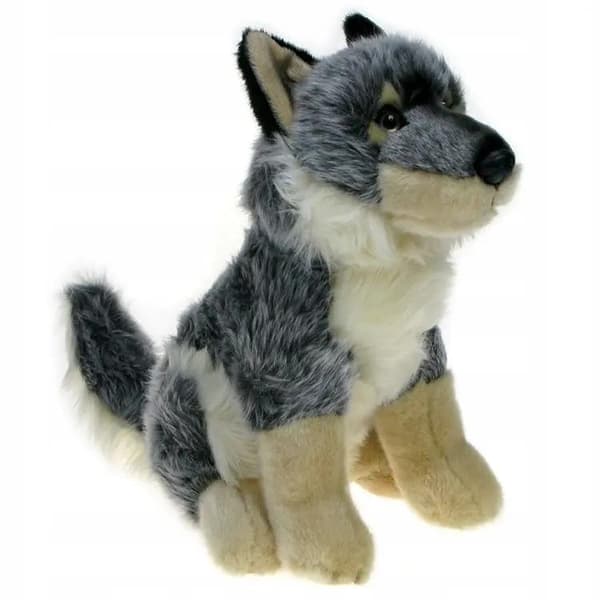 Sittande varg 28 cm
