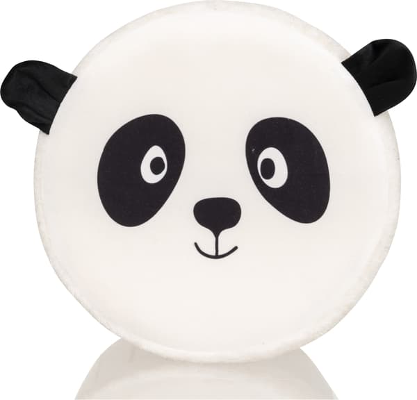 Sammenklappelig puf med låg, hvid Panda