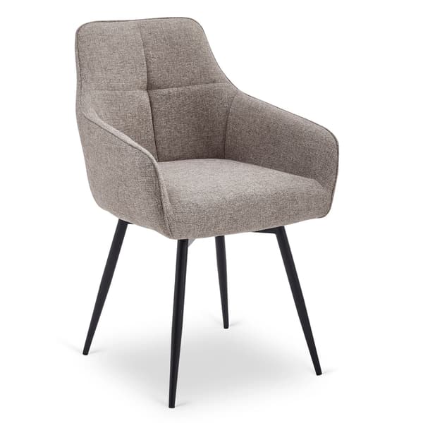 Polstret drejestol til stuen LARISA Cappuccino Modern