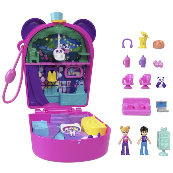 POLLY POCKET Bubble Tea Pandas Compact -setti HWN95