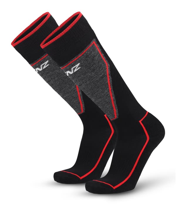 Lenz Performance Ski Sort/Rød 43-46