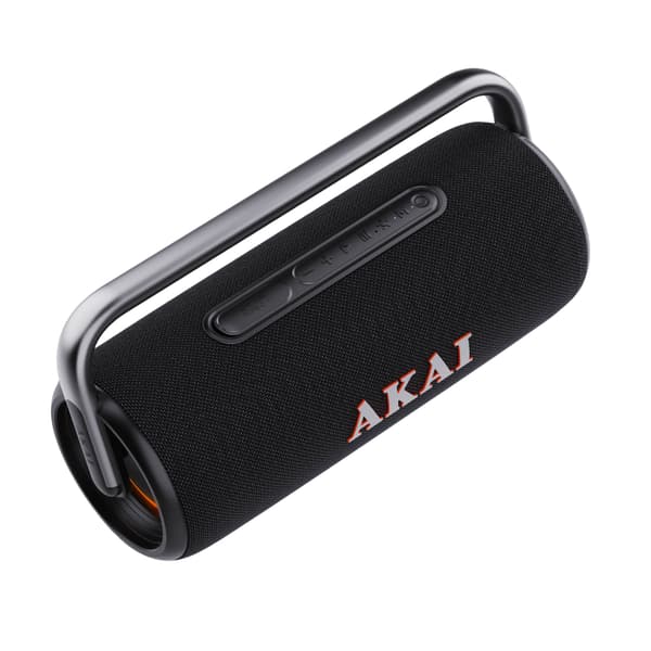 AKAI BT Højttaler ABTSW-75 60W RMS Bluetooth 5.3 IPX5 TWS RGB Sort