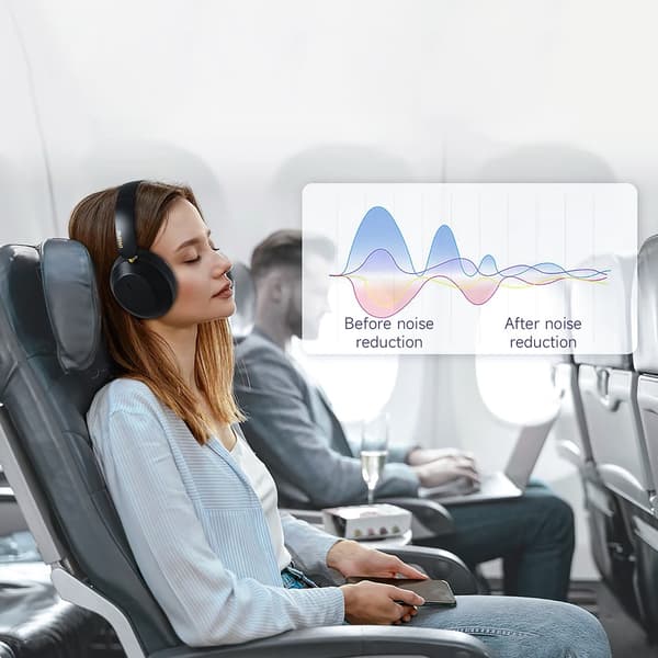 X22 Max Bluetooth ANC Trådløse On-Ear Hovedtelefoner - Sort