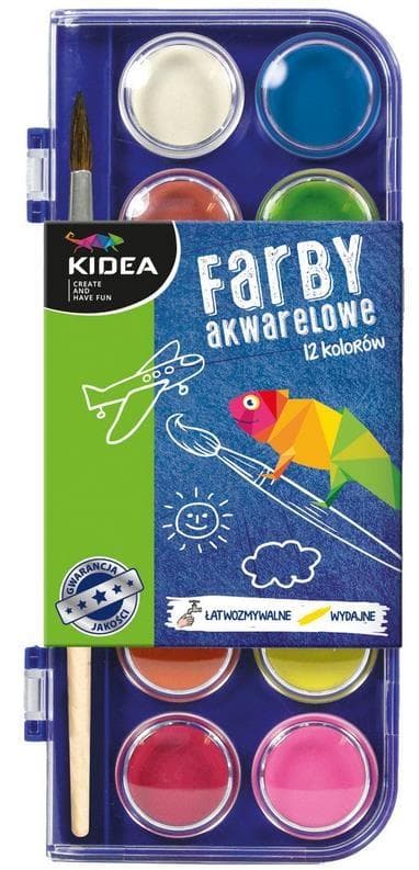 KIDEA akvarellfärger 12 färger